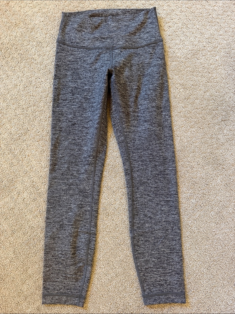 Lululemon Heather Gray High Rise Soft Active Leggings
